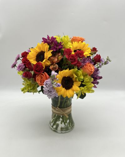 Celebrate someone with this dazzling bouquet that's certain to put a smile on anyone's face.